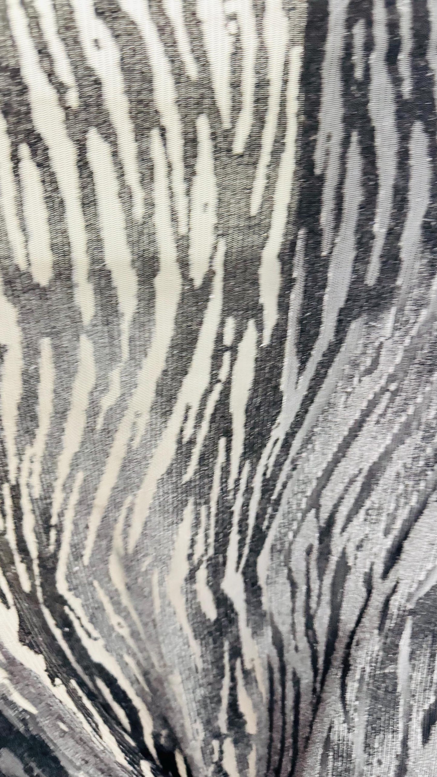 New Exotic Zebra design high quality of burnout 2-way stretch velvet Black /Black 58/60” Sold by the YD. Ships worldwide from Los Angeles