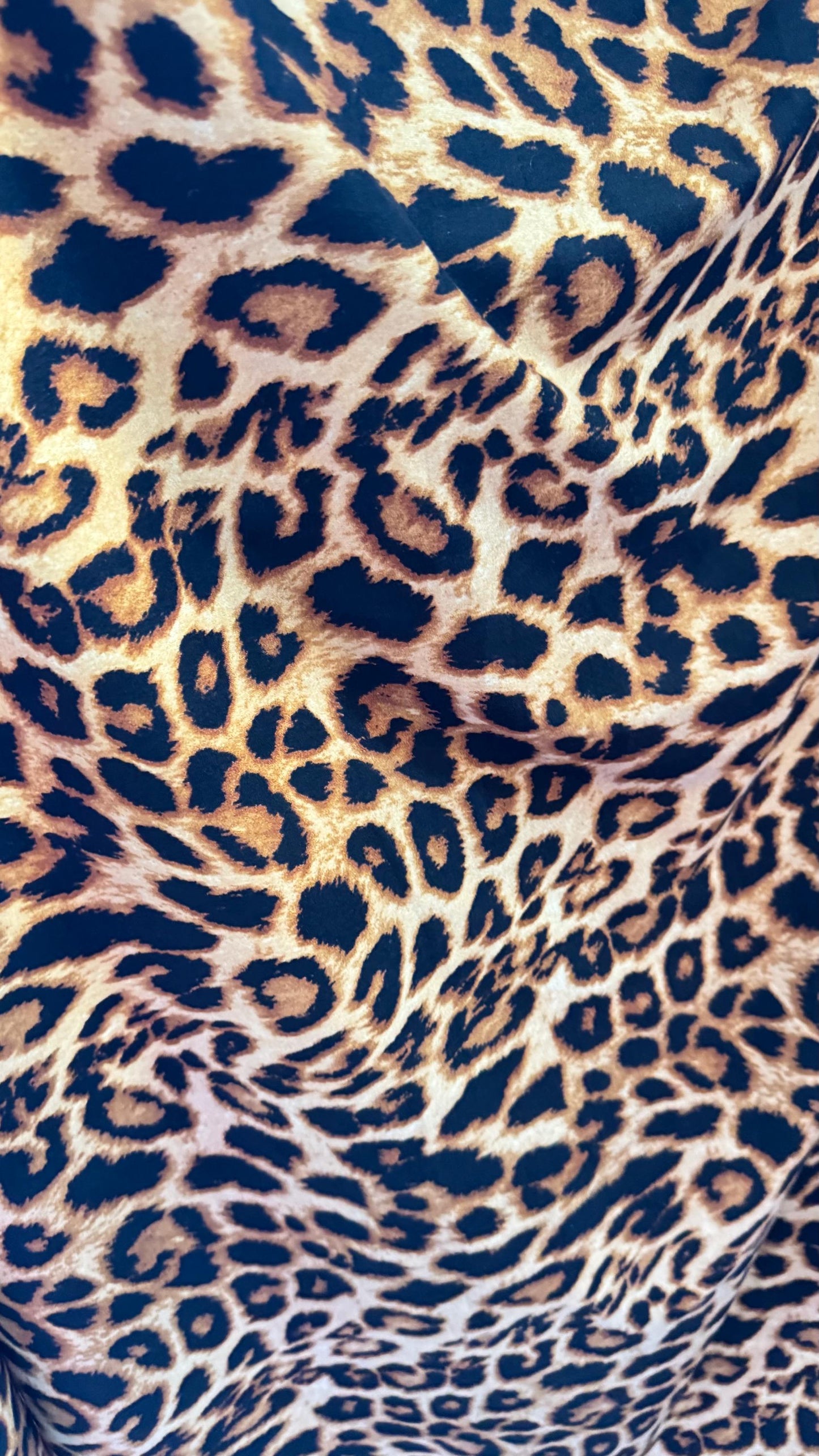 Wild Leopard design Natural Color print on poly spandex medium weight 4-way stretch 58/60” High quality fabrics by AlexLAFabrics