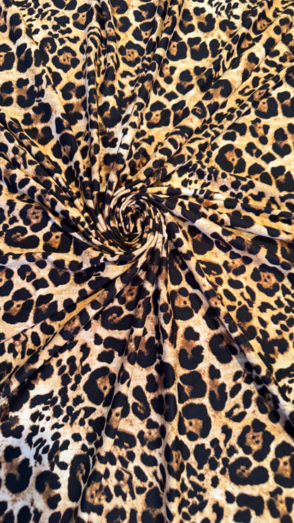 Jaguar Design Exotic animal print on best quality of poly spandex  4-way stretch 58/60” Sold by the YD. Ships Worldwide from Los Angeles CA