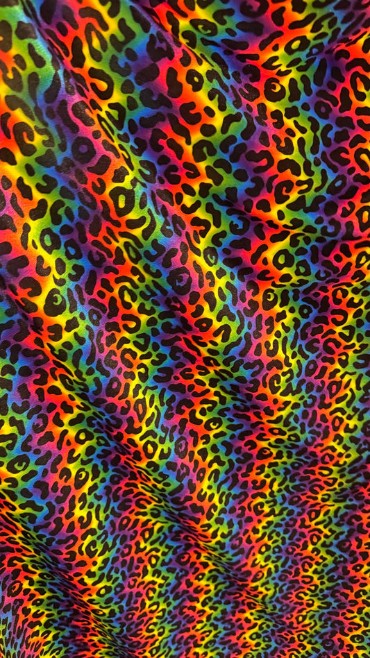 NEW Exotic Leopard design print on great quality of stretch velvet 4-way stretch 58/60” Sold by the YD. Ships Worldwide from Los Angeles CA