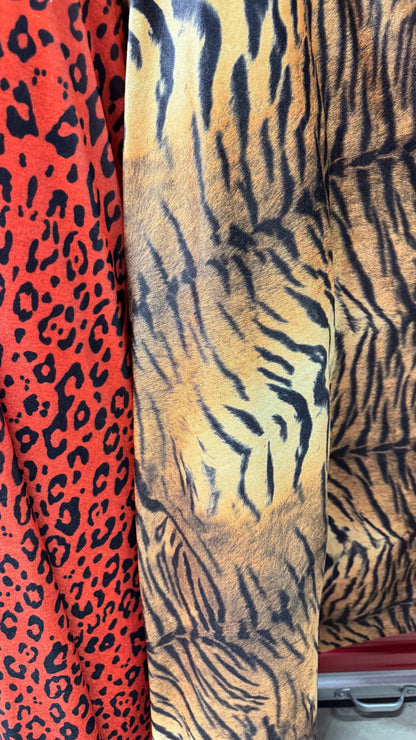 NEW Exotic Animal designs print on great quality of stretch velvet 4-way stretch 58/60” Sold by the YD. Ships Worldwide from Los Angeles CA