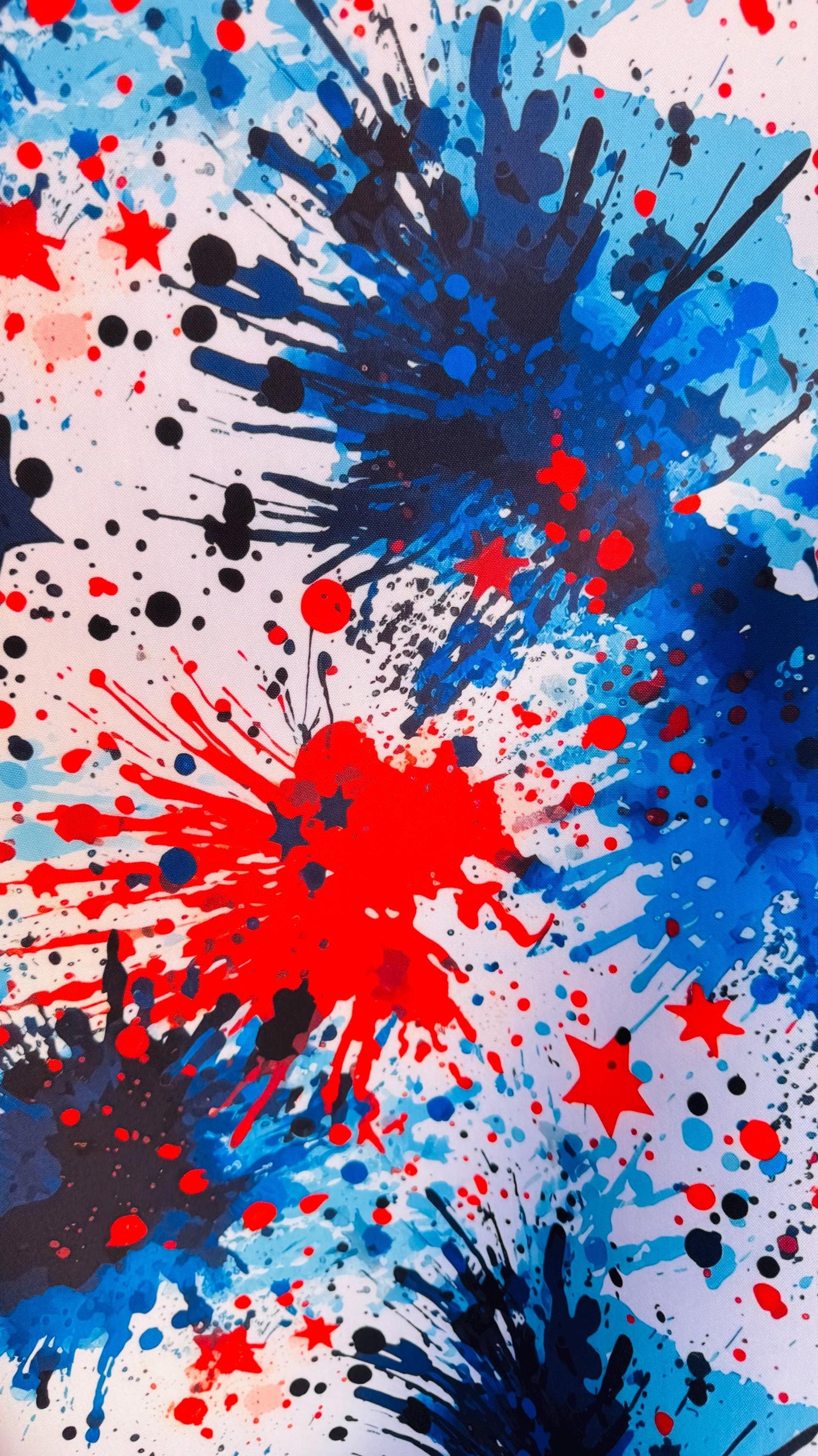 New Splatter Paint design print on neoprene super techno 2-way stretch 58/60” Sold by the YD. Ships Worldwide from Los Angeles California US