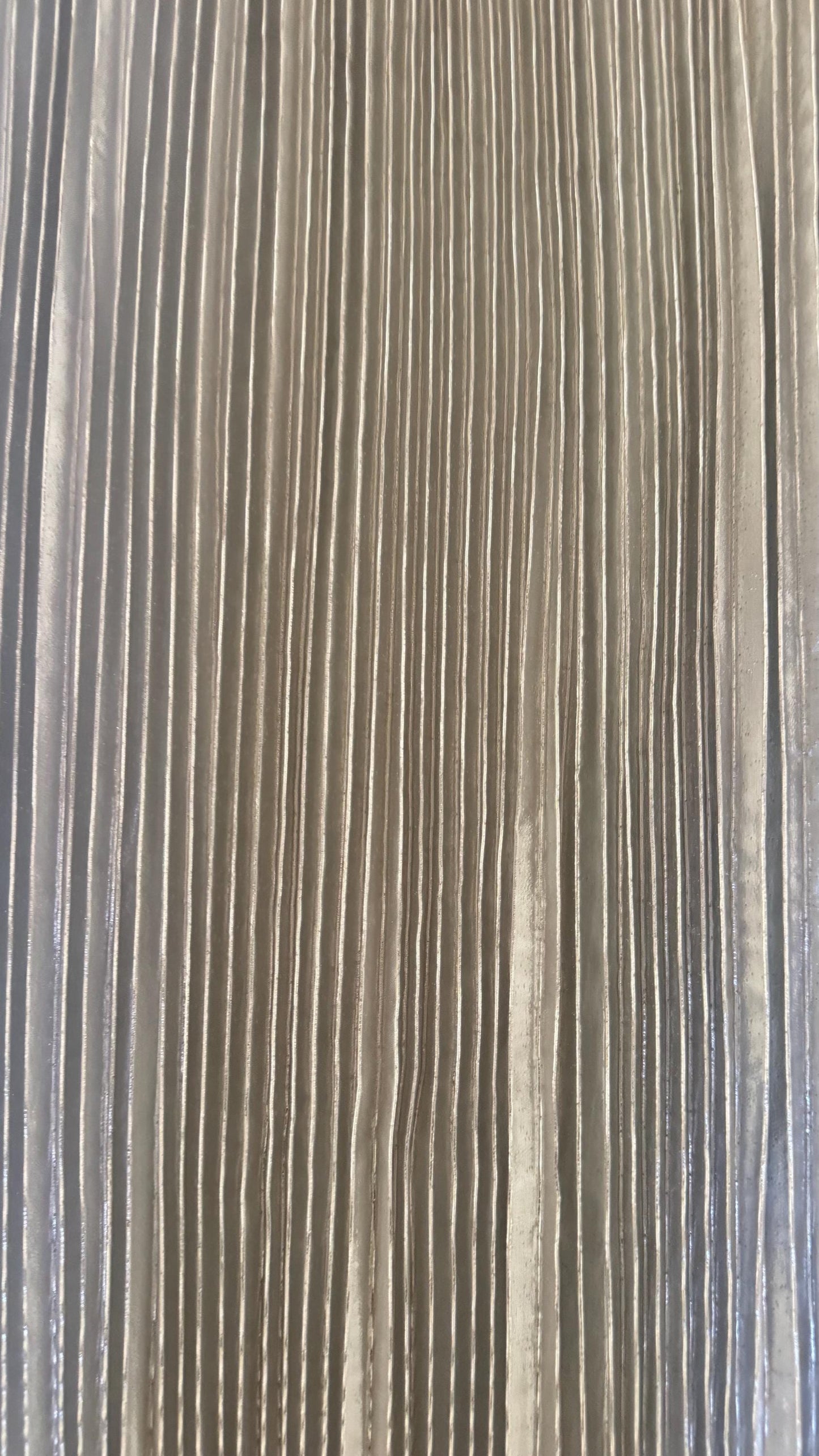 Deluxe Accordion 1/2” Metallic pleated lame super shiny fabric 45” Sold by the YD. Ships worldwide from Los Angeles California USA.