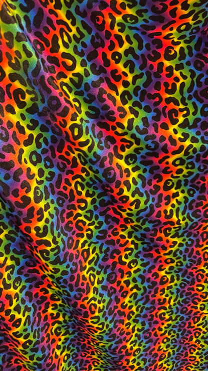 NEW Exotic Leopard design print on great quality of stretch velvet 4-way stretch 58/60” Sold by the YD. Ships Worldwide from Los Angeles CA