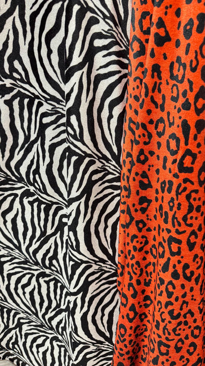 NEW Exotic Animal designs print on great quality of stretch velvet 4-way stretch 58/60” Sold by the YD. Ships Worldwide from Los Angeles CA