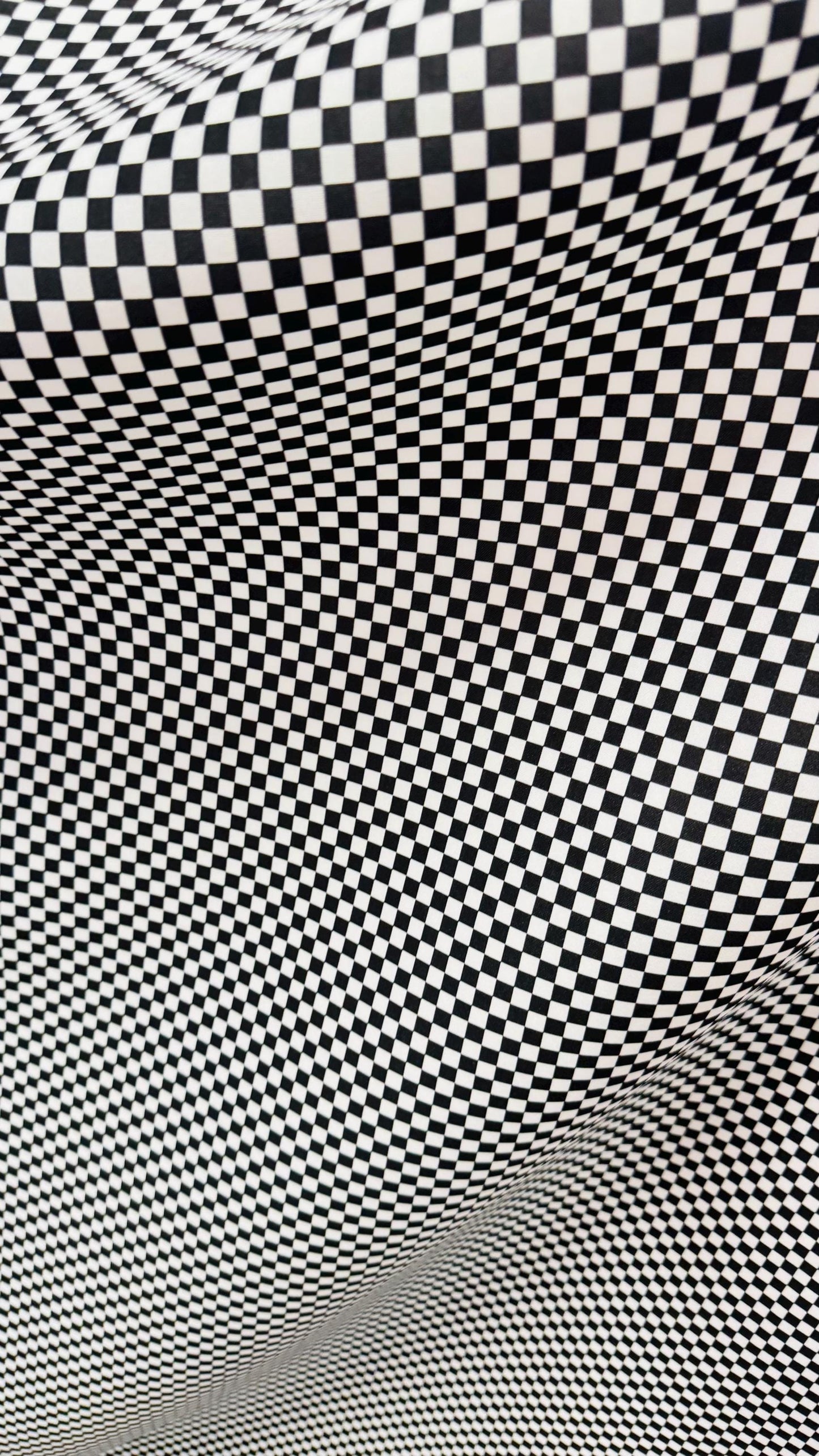 NEW Small Checkers design print on neoprene super techno 2-way stretch 58/60” Sold by the YD. Ships Worldwide from Los Angeles CA