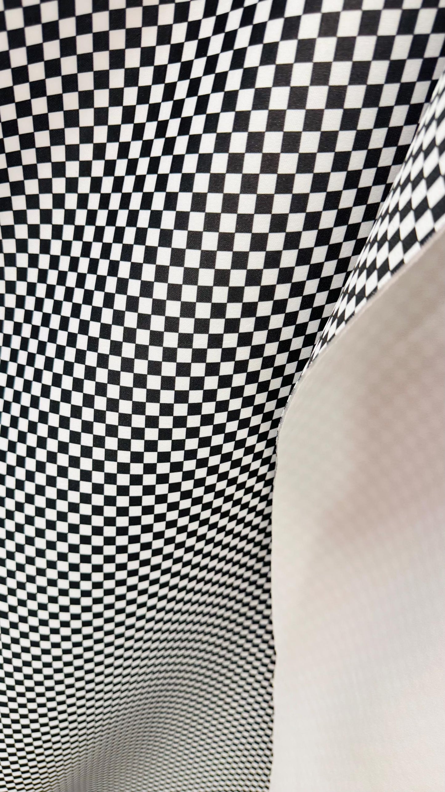 NEW Small Checkers design print on neoprene super techno 2-way stretch 58/60” Sold by the YD. Ships Worldwide from Los Angeles CA