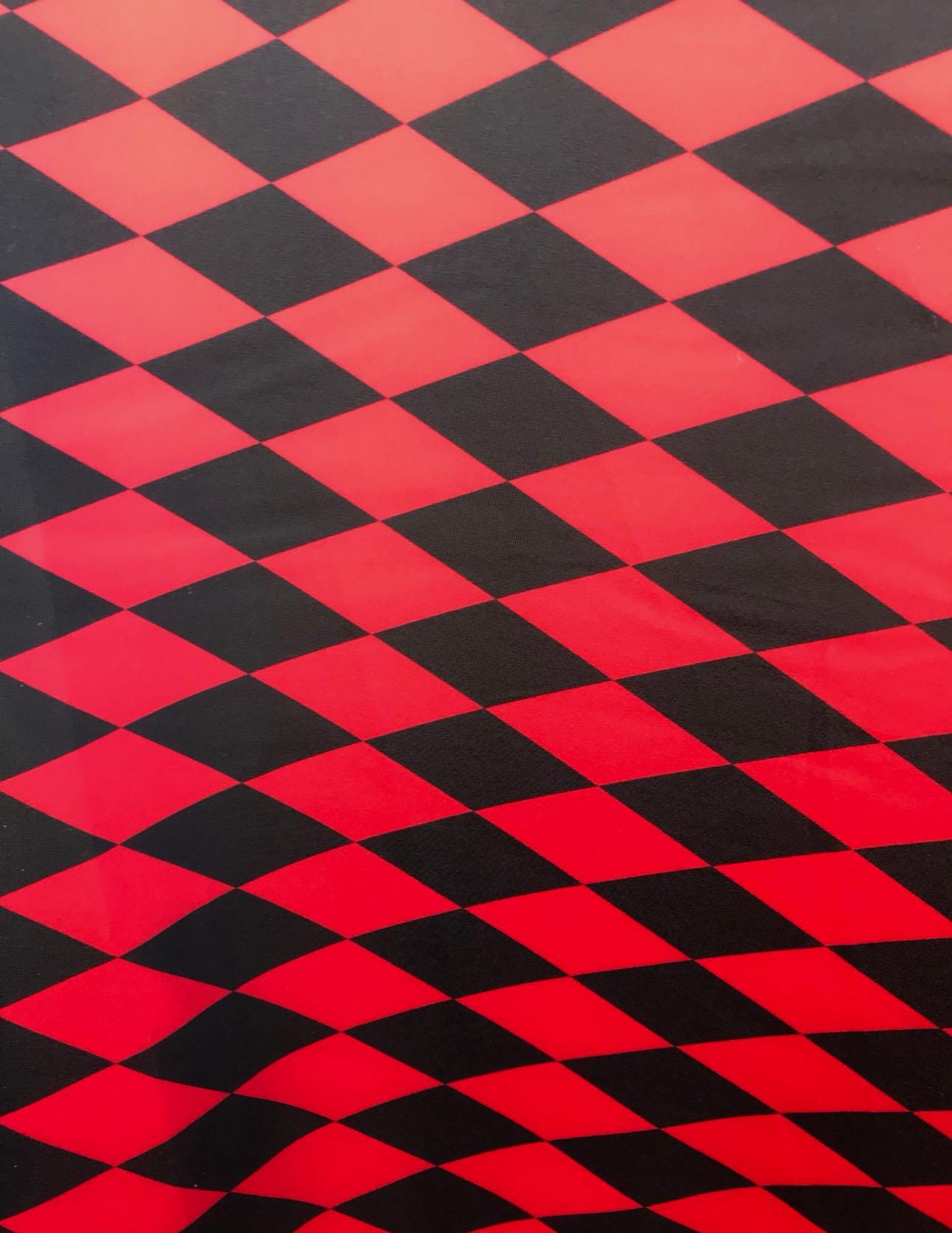 Harlequin design black/white best quality nylon spandex 4way Stretch 58/60" Sold by the YD. Ships worldwide from Los Angeles California USA