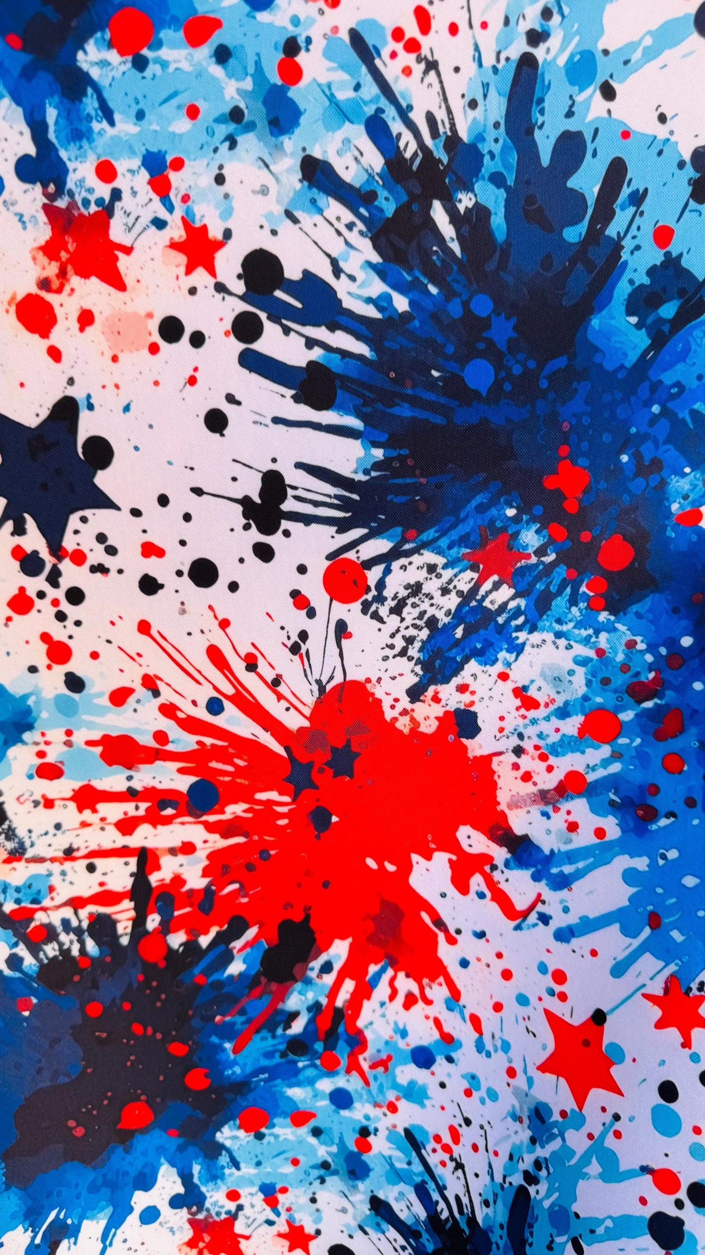 New Splatter Paint design print on neoprene super techno 2-way stretch 58/60” Sold by the YD. Ships Worldwide from Los Angeles California US
