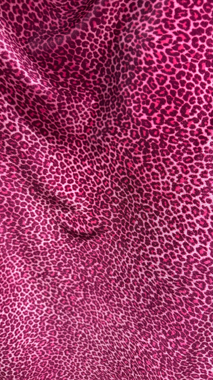 Wild Cheetah design small size print on great quality of stretch velvet 4-way stretch 58/60” Sold by the YD. High quality fabrics by AlexLAF