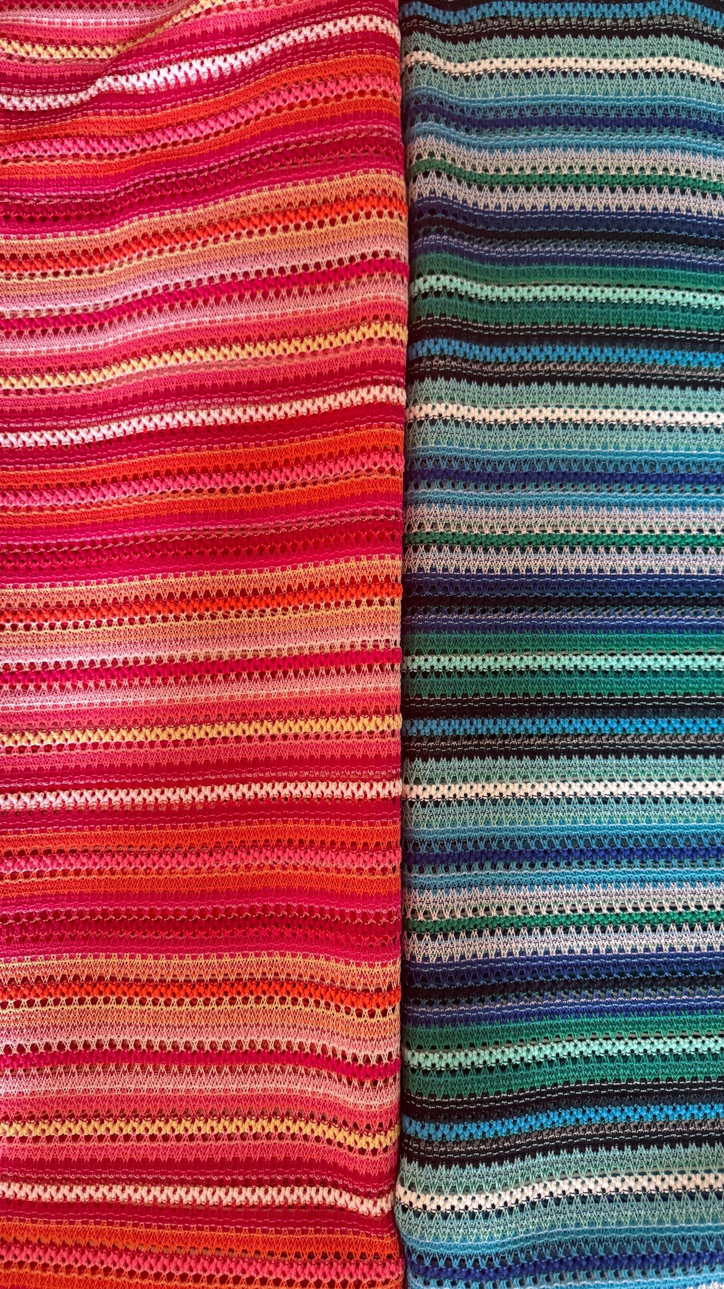 New Lace crochet design Multicolor 2-way stretch 58/60” Sold by the YD. High quality fabrics by AlexLAFabrics