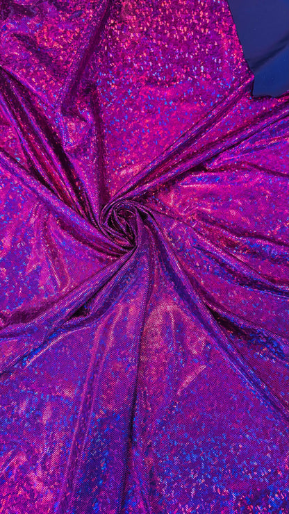 Shattered glass nylon spandex Eggplant/Magenta 4way stretch broken glass design 58/60" Sold by the YD. Ships worldwide from Los Angeles CA