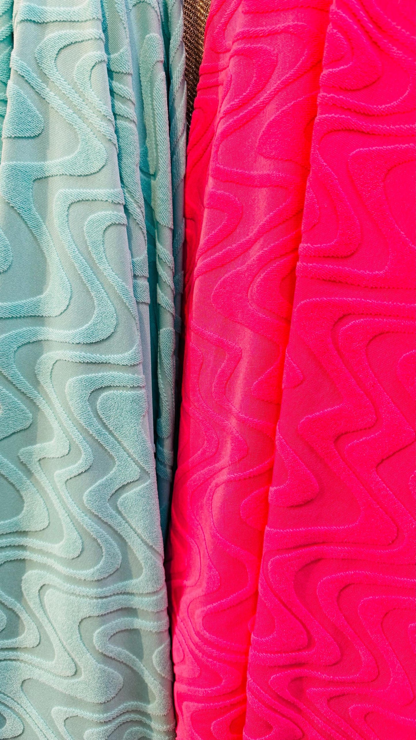 New burnout Spandex Knit Wavy design 4way Stretch 55/57" Sold by the YD. Ships worldwide from Los Angeles California USA.