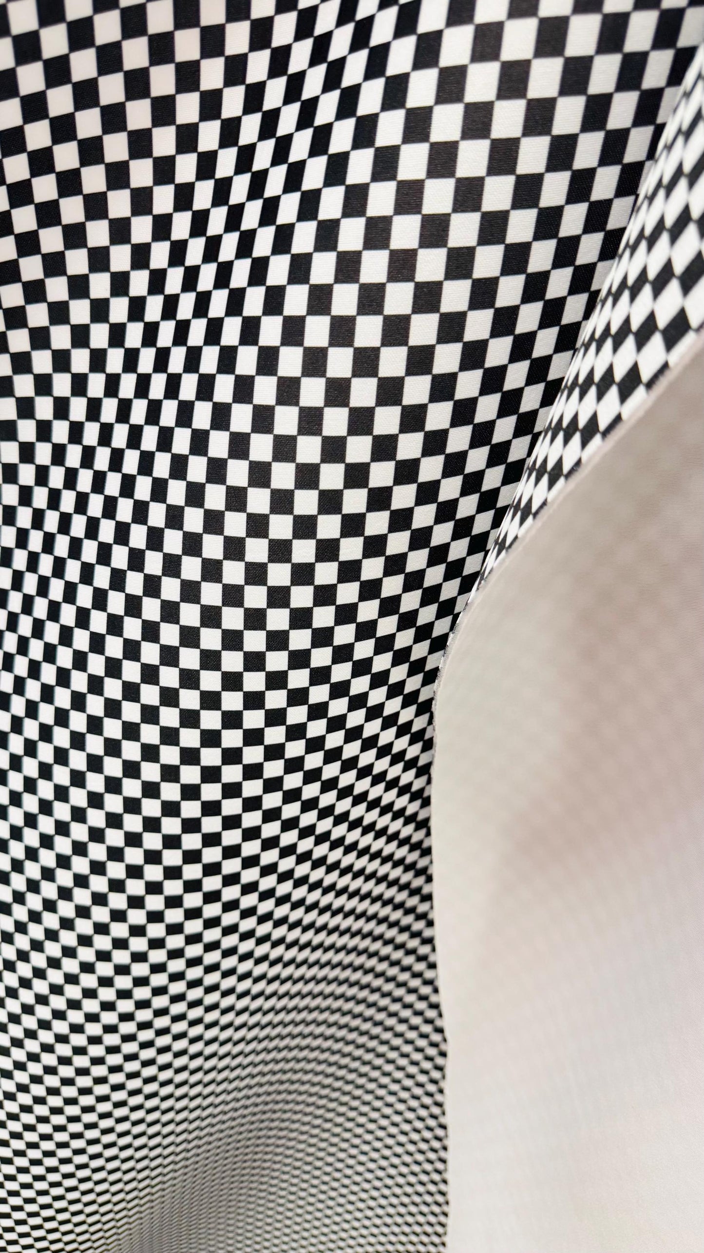 NEW Small Checkers design print on neoprene super techno 2-way stretch 58/60” Sold by the YD. Ships Worldwide from Los Angeles CA