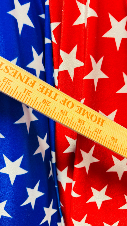 New Stars Freedom design print on heavyweight stretch velvet 4way 58/60" Sold by the YD. Ships worldwide from Los Angeles California USA