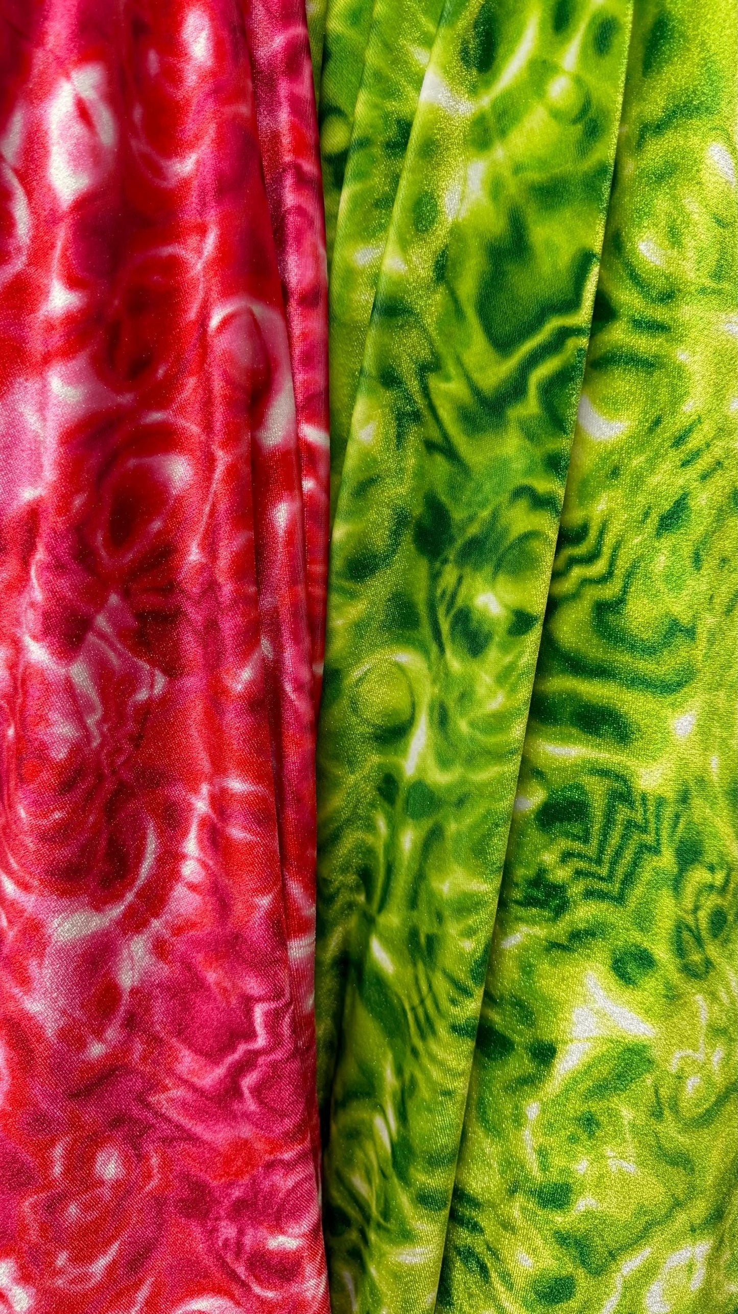 NEW Lava Modern abstract  design print on best quality of stretch velvet 4-way stretch 58/60” Sold by the YD. Ships Worldwide from L.A CA