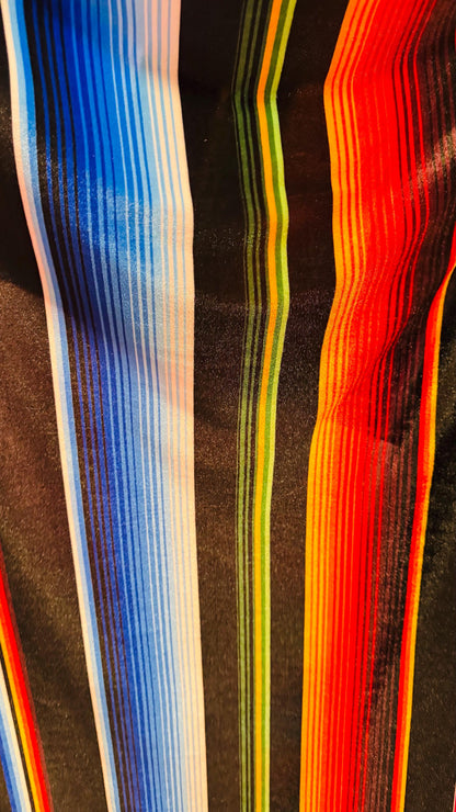 NEW Luxury Zarape design print on great quality of stretch velvet 4-way stretch 58/60” Sold by the YD. Ships Worldwide from Los Angeles CA