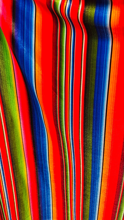 NEW Luxury Zarape design print on great quality of stretch velvet 4-way stretch 58/60” Sold by the YD. Ships Worldwide from Los Angeles CA