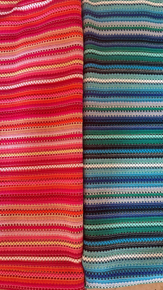 New Lace crochet design Multicolor 2-way stretch 58/60” Sold by the YD. High quality fabrics by AlexLAFabrics