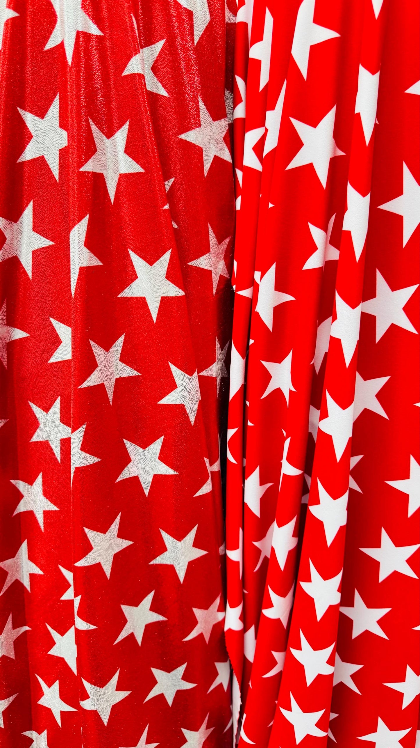 Freedom American Stars design metallic stars design and Starts Nylon design 4-way stretch 58/60” Sold by the YD. High quality fabrics