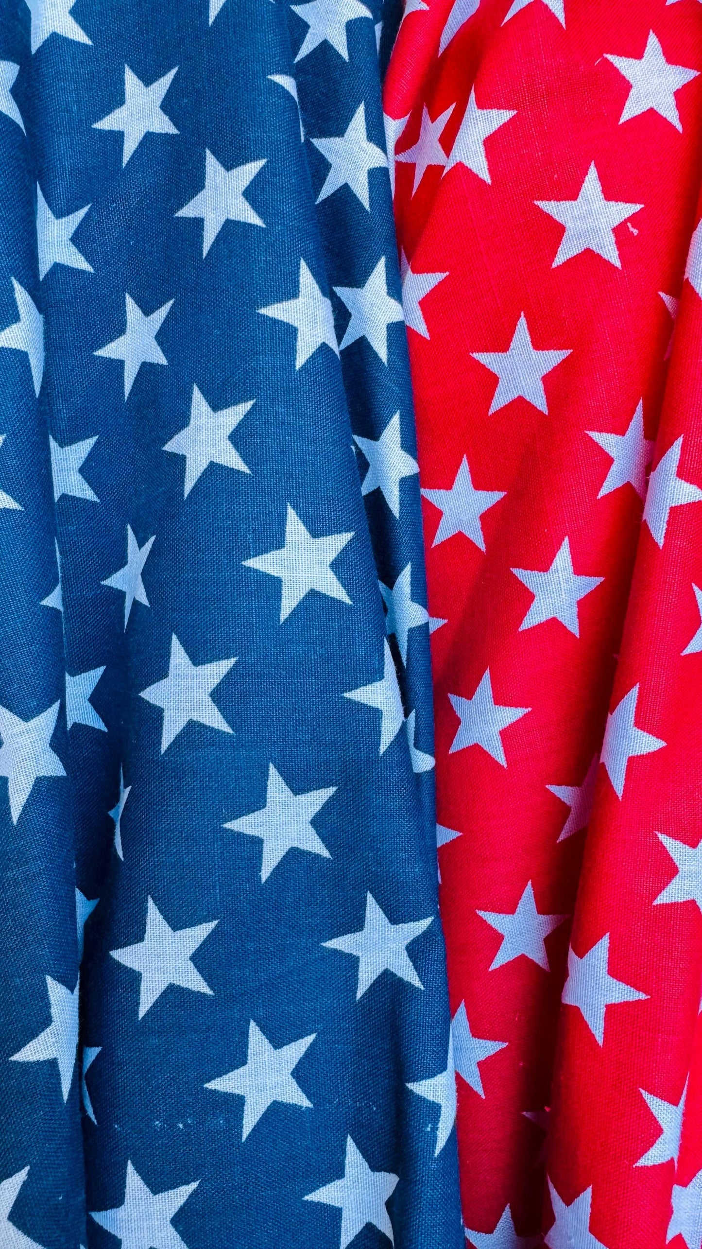 Stars Freedom design print on Poly Cotton non stretch  58/60” Sold by the YD. High quality fabrics by AlexLAFabrics
