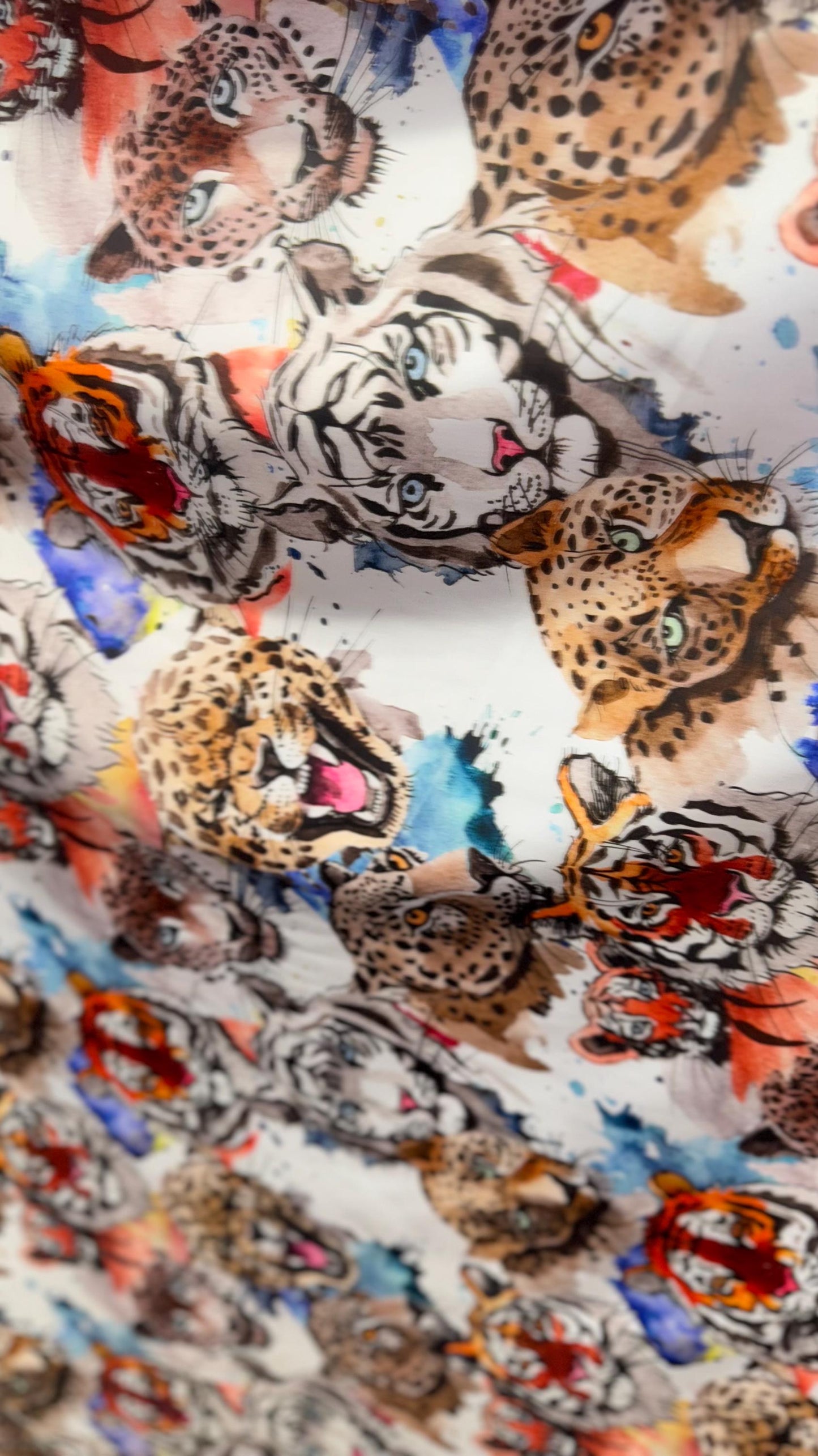New Exotic Tiger design print on heavy nylon spandex 4-way stretch 58/60" Sold by the YD. Ships worldwide from Los Angeles California USA