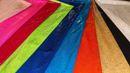 New Iridescent Pebbles hologram foil metallic nylon spandex 4-way stretch 58/60” Sold by the YD. Ships worldwide from Los Angeles CA USA