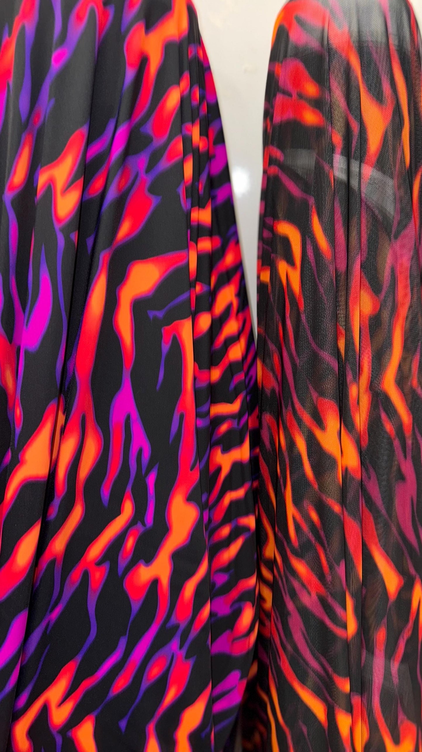 New tiger camouflage design print on heavy nylon spandex and power mesh nylon spandex  4way stretch 58/60" Sold by the YD. Ships worldwide