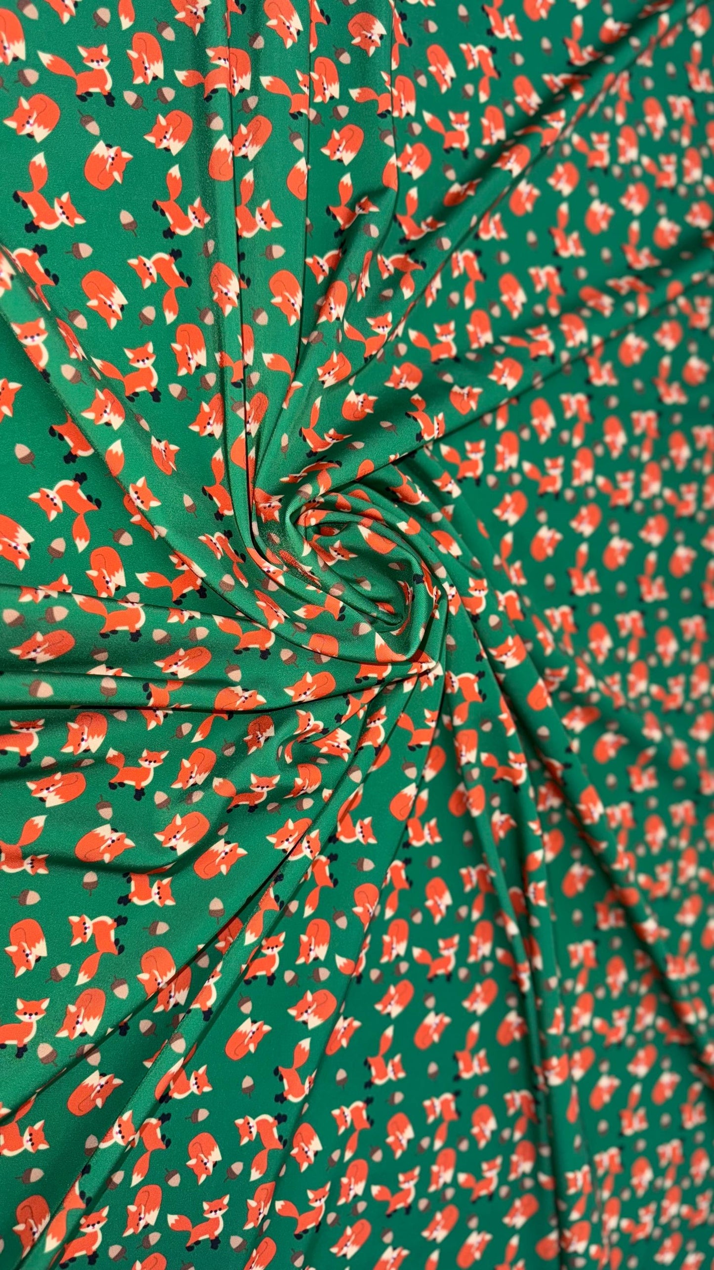 New Fox Exotic design print on best quality of nylon spandex 4-way stretch 58/60” Sold by the YD. Ships Worldwide from Los Angeles Californi