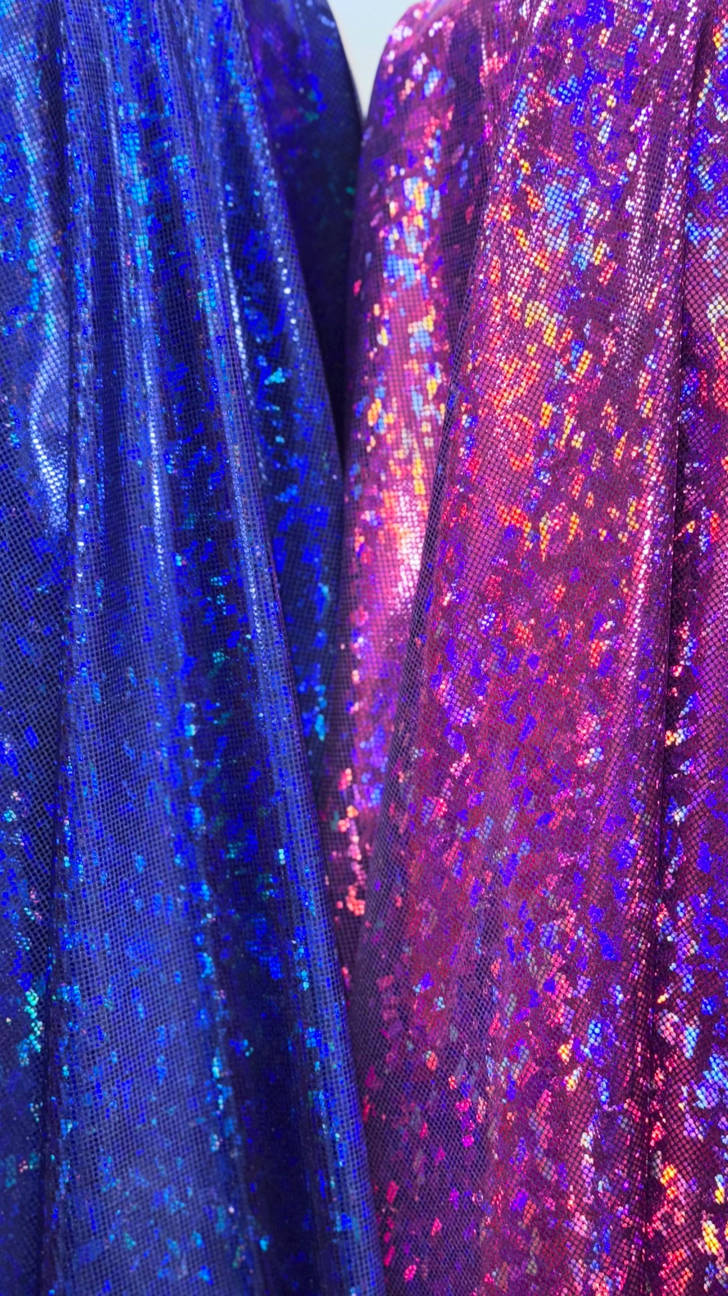 New Shattered glass metallic nylon spandex broken glass hologram 4way stretch 58/60" Sold by the YD. Ships worldwide from Los Angeles CA.
