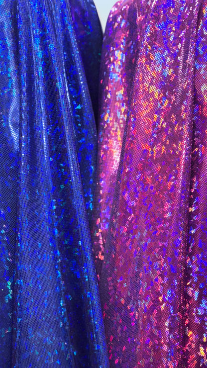 New Shattered glass metallic nylon spandex broken glass hologram 4way stretch 58/60" Sold by the YD. Ships worldwide from Los Angeles CA.