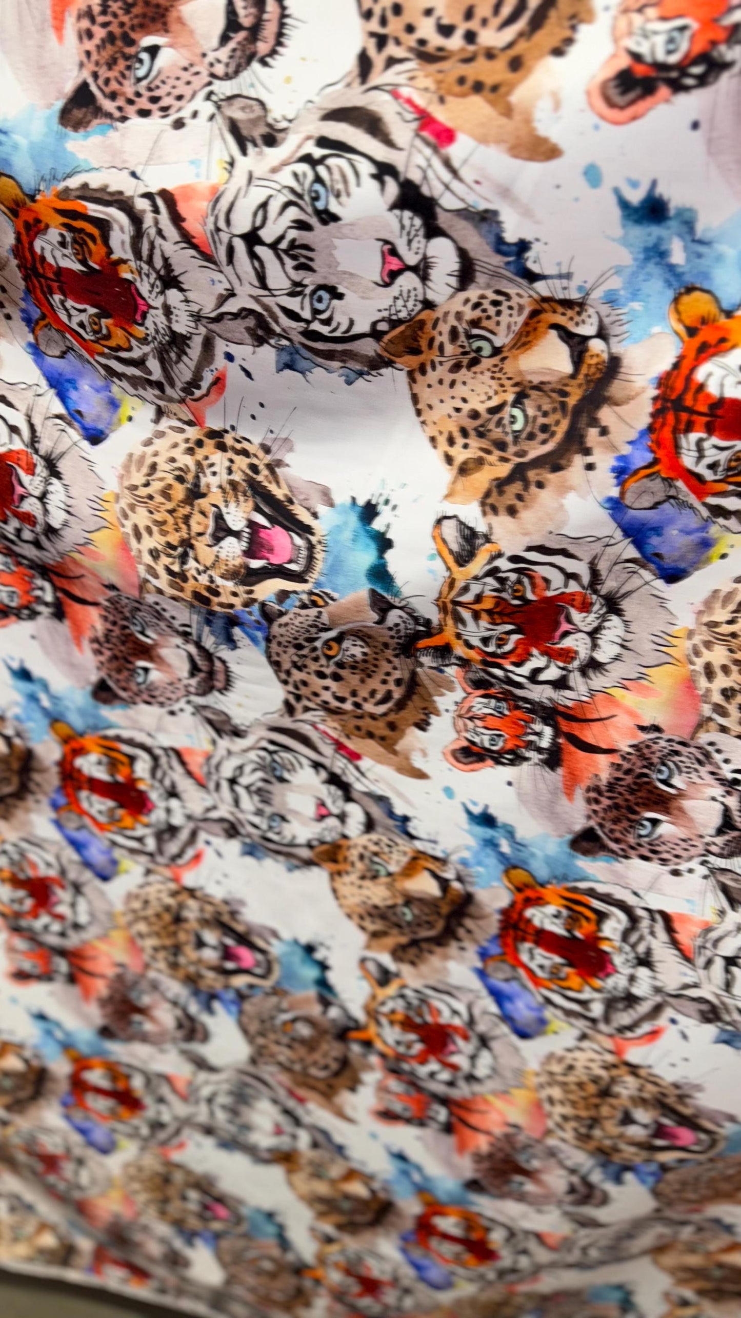 New Exotic Tiger design print on heavy nylon spandex 4-way stretch 58/60" Sold by the YD. Ships worldwide from Los Angeles California USA