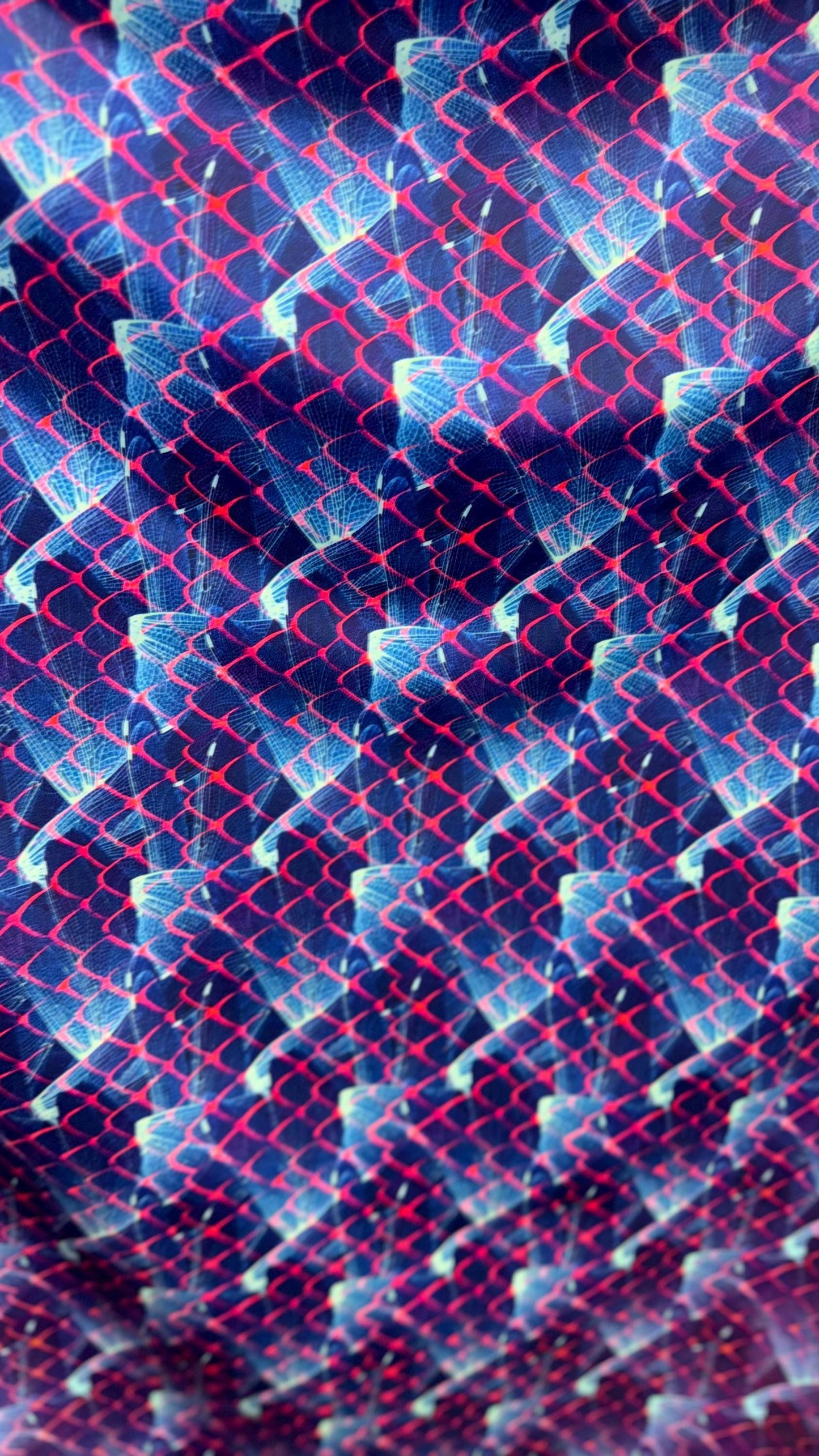 New Exotic Dragon View abstract design print on nylon spandex 4-way 58/60” Sold by the YD. Ships worldwide from Los Ángeles California USA.