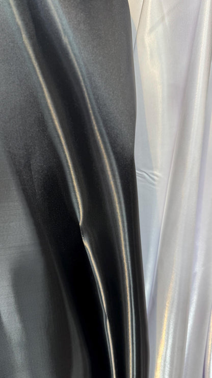 New  Luxury super shiny Cristal satin non stretch 58/60” Sold by the YD. Ships worldwide from Los Angeles California USA.