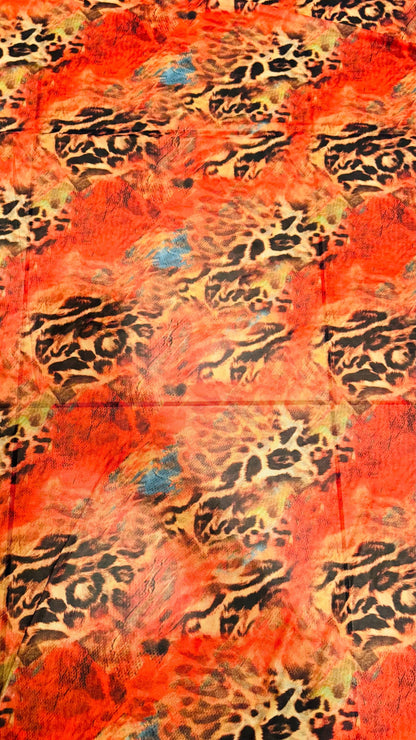New Exotic Safari design print on great quality of power mesh nylon 4-way stretch 58/60” Sold by the YD. Ships worldwide from Los Angeles
