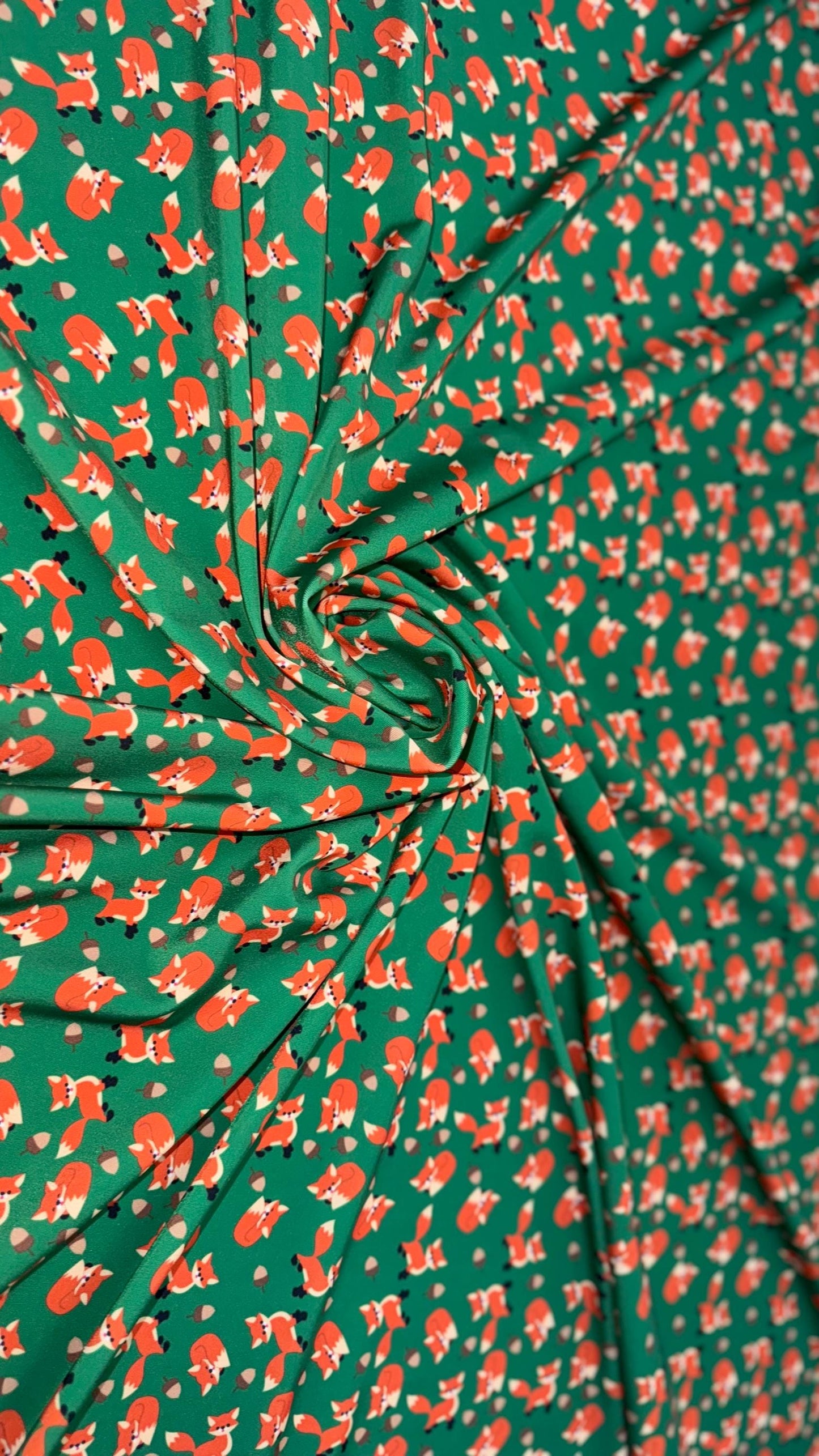 New Fox Exotic design print on best quality of nylon spandex 4-way stretch 58/60” Sold by the YD. Ships Worldwide from Los Angeles Californi