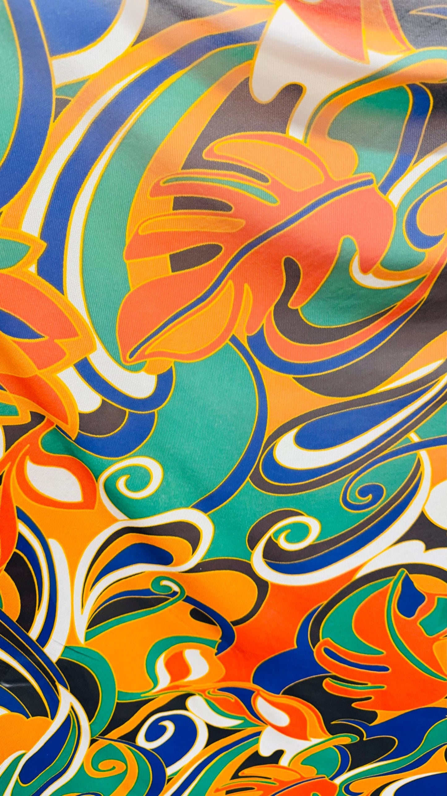 New Swirl abstract design Multicolo print on great quality of power mesh 4-way stretch 58/60” Sold by the YD. Ships Worldwide from L.A