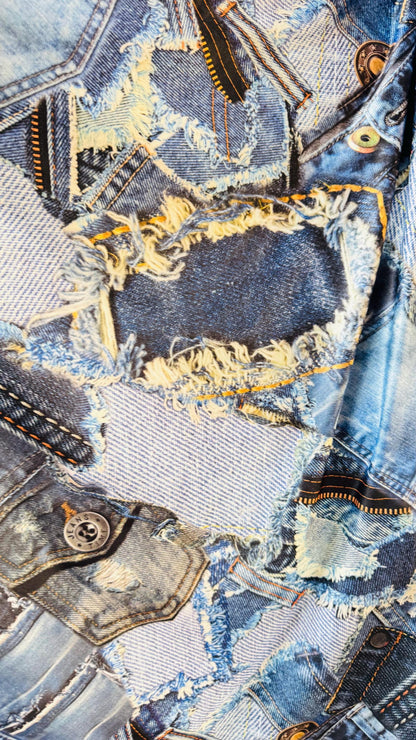 New jeans design print on nylon spandex light weight 4way stretch 58/60” Sold by the YD. Ships worldwide from Los Angeles California USA
