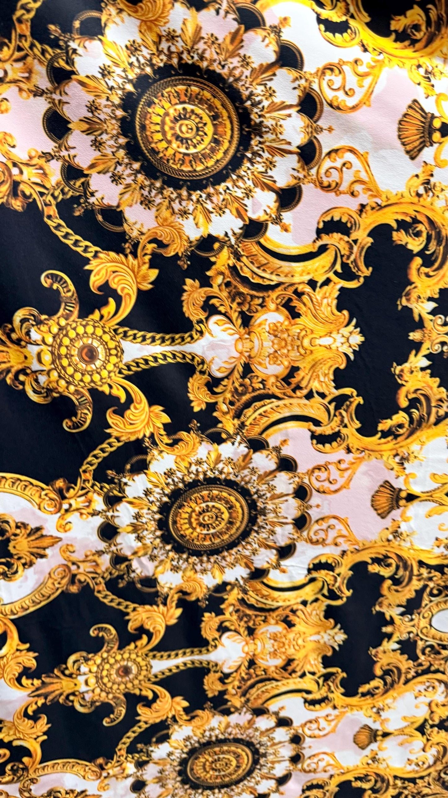 New Luxury modern Brand fashion design print on nylon spandex 4-way stretch 58/60” Sold by the YD. Ships worldwide from Los Angeles Californ