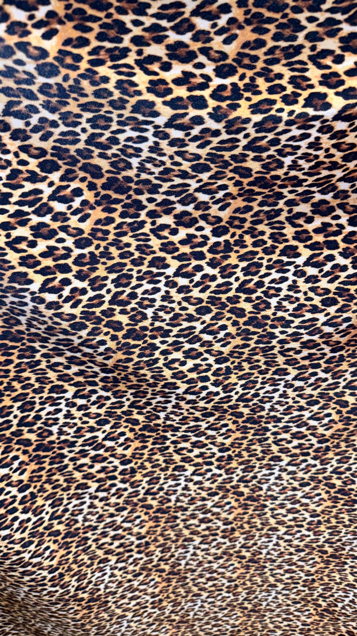 Leopard design Digital print on good quality stretch velvet 4way 58/60" Sold by the YD. Ships worldwide from Los Angeles California USA.