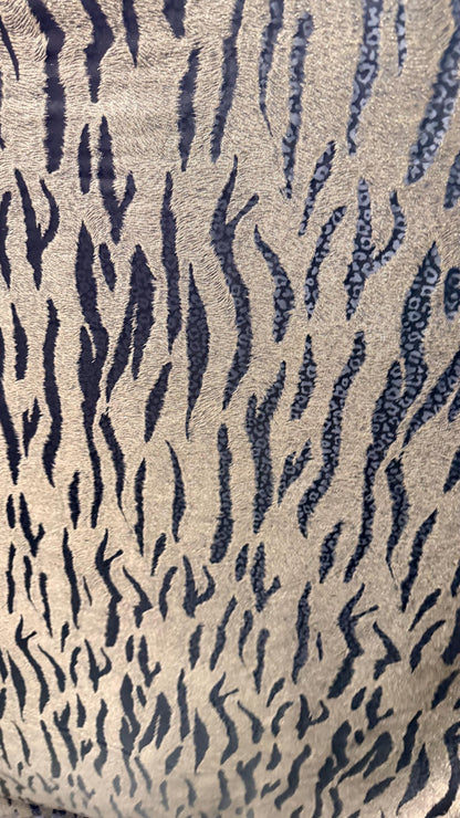 New Exotic Tiger design brown/black heavy stretch velvet 4way 420 gsm 58/60" Sold by the YD. Ships worldwide from Los Angeles California USA