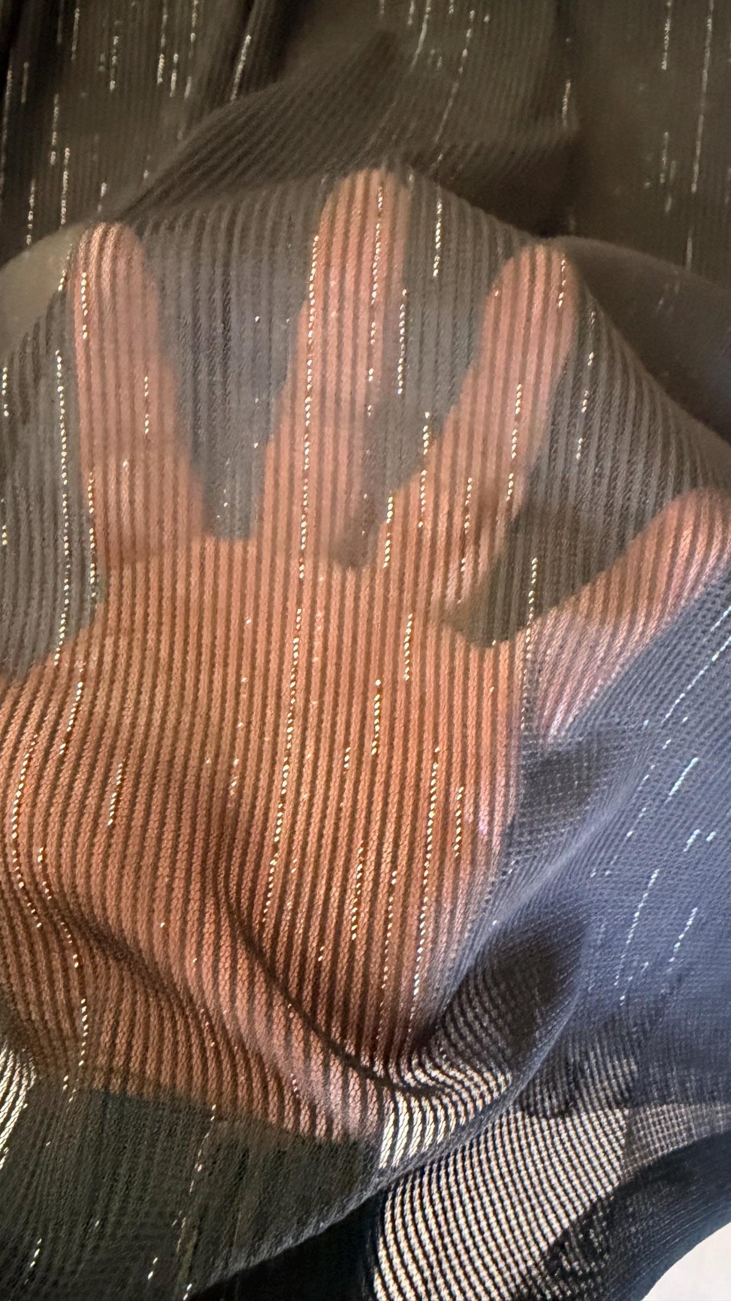 New Metallic mesh Yayi design Black/silver see through fabric 2-way stretch 58/60” Sold by the YD. Ships Worldwide from Los Angeles Californ