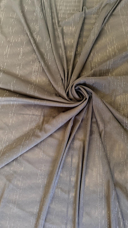 New Metallic mesh Yayi design Black/silver see through fabric 2-way stretch 58/60” Sold by the YD. Ships Worldwide from Los Angeles Californ