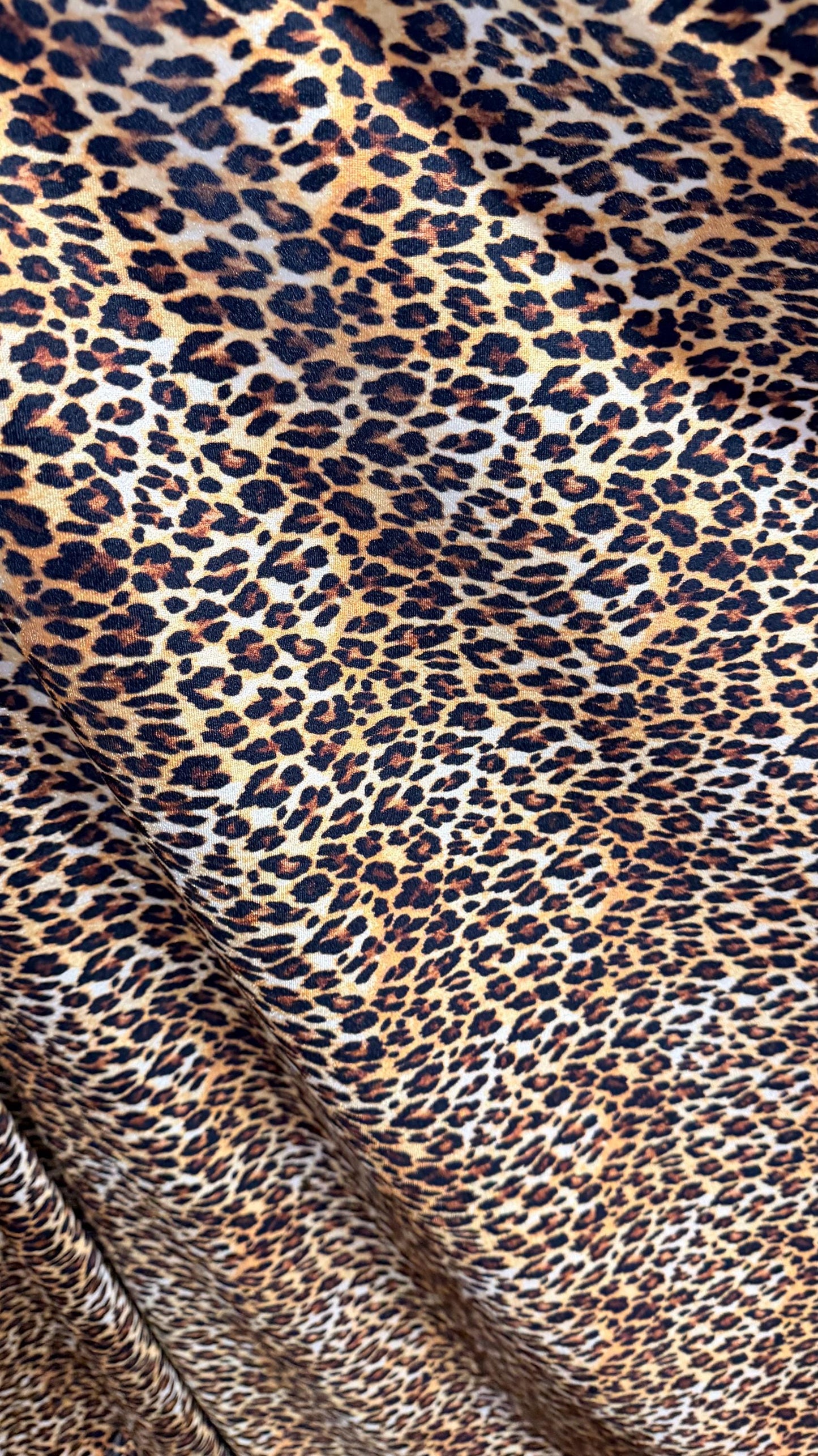 Leopard design Digital print on good quality stretch velvet 4way 58/60" Sold by the YD. Ships worldwide from Los Angeles California USA.