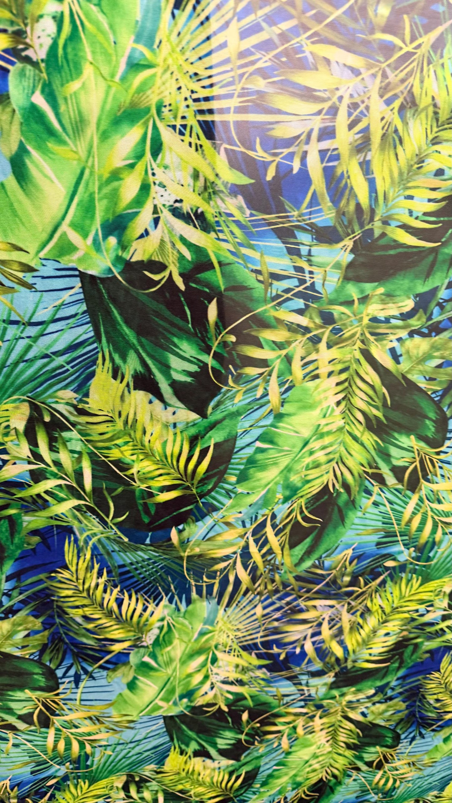 New Tropical Jlo Fashion design print on best quality of power mesh 4way stretch 58/60" Sold by the YD. Ships worldwide from Los Angeles CA