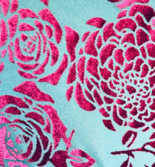 New semi velvet design 4way stretch 58/60" Sold by the YD. Ships worldwide from Los Angeles California USA.