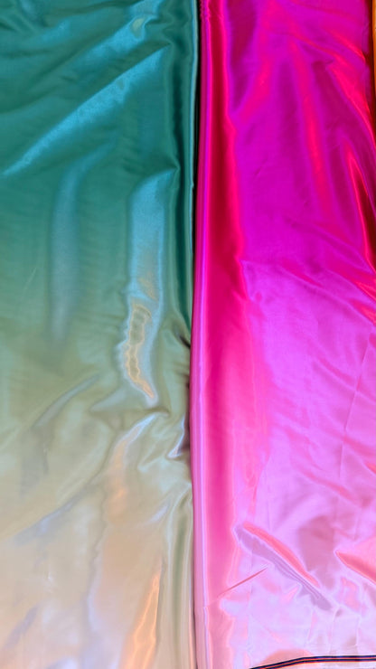 Ombre Deluxe design on silky satin non stretch best quality  in the market 60” Sold by the YD. Ships Worldwide from Los Angeles California