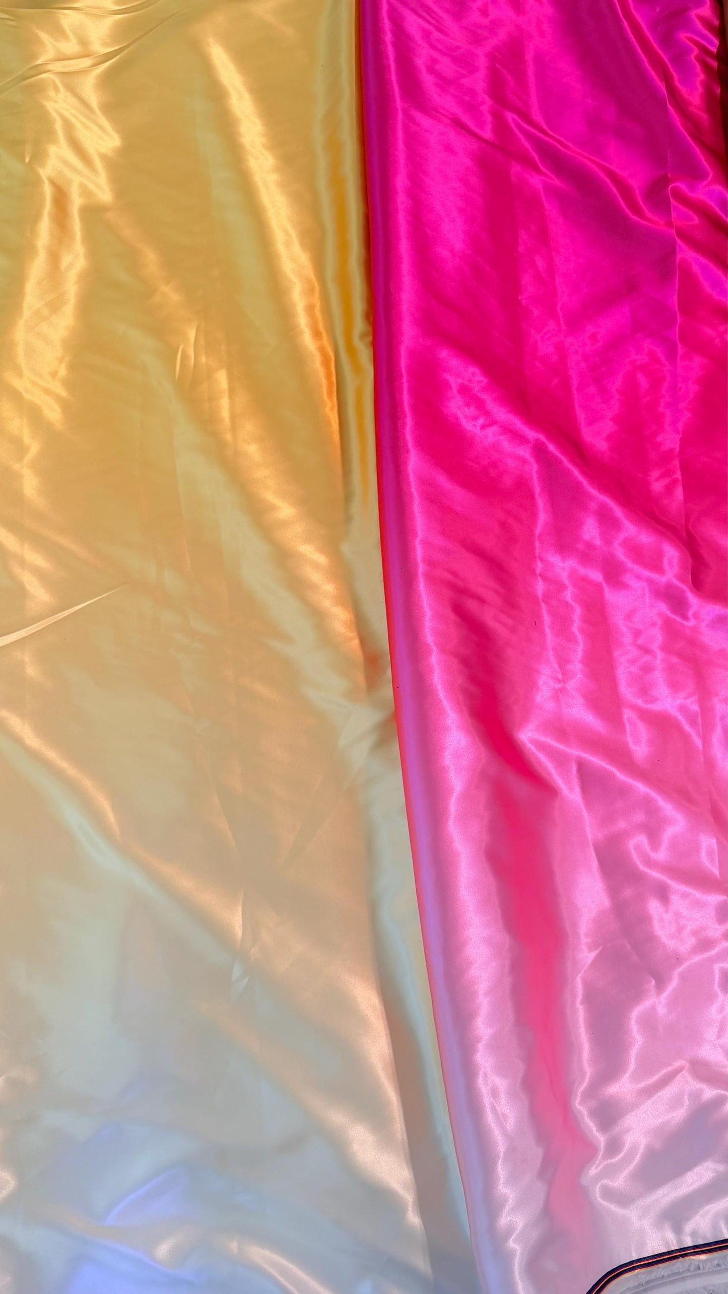 Ombre Deluxe design on silky satin non stretch best quality  in the market 60” Sold by the YD. Ships Worldwide from Los Angeles California