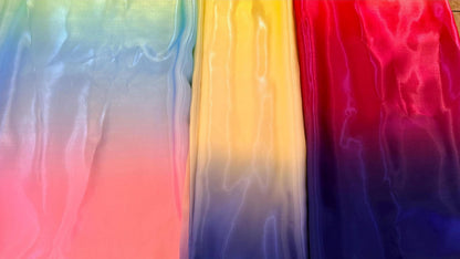 New Ombre design print on super organza best quality in the market 58/60” Sold by the YD. Ships Worldwide from Los Angeles California USA