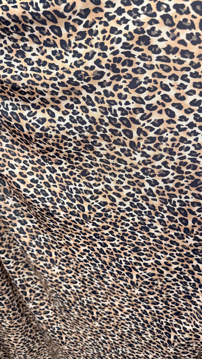 New Exotic Cheetah design print on nylon power mesh 4way stretch 58/60” Sold by the YD. Ships worldwide from Los Angeles California USA.